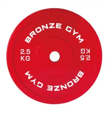 Диск олимпийский BRONZE GYM тренировочный 2,5 кг